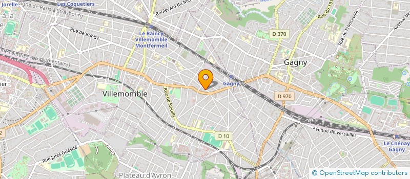 localisation de l'entreprise MONSIEUR MARC DEPRET  MONTFERMEIL