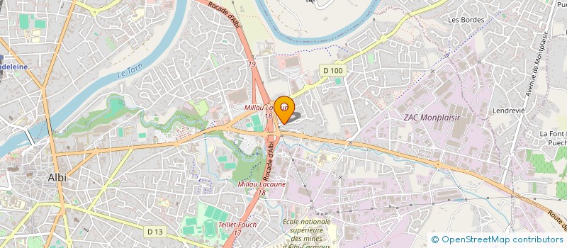 localisation de l'entreprise MONSIEUR MARC DESCARPENTRIE à ALBI