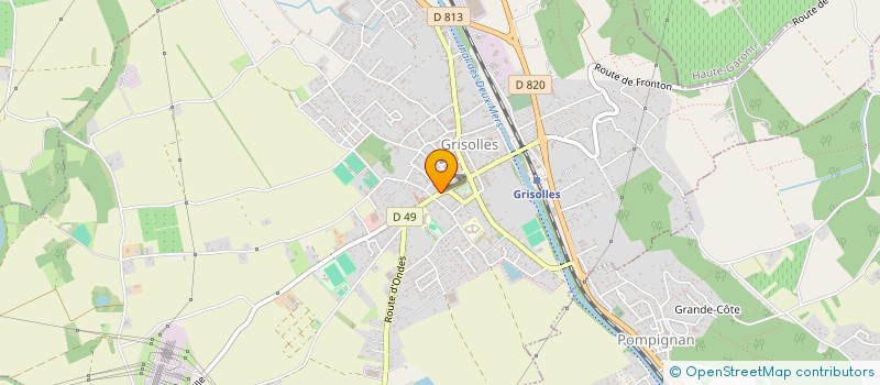 localisation de l'entreprise MONSIEUR MARC DESCHAMPS  GRISOLLES