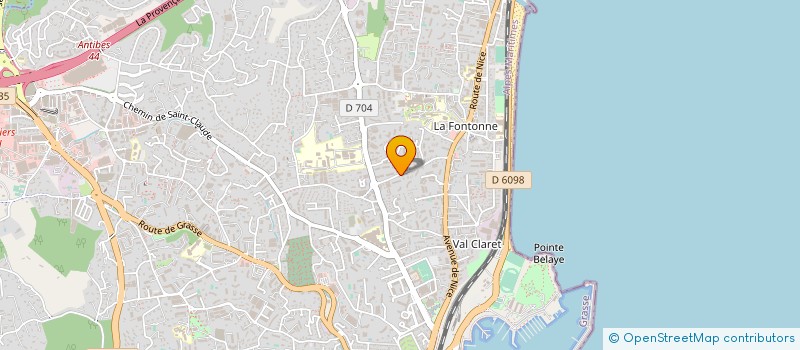 localisation de l'entreprise MONSIEUR MARC DESCHAMPS à ANTIBES