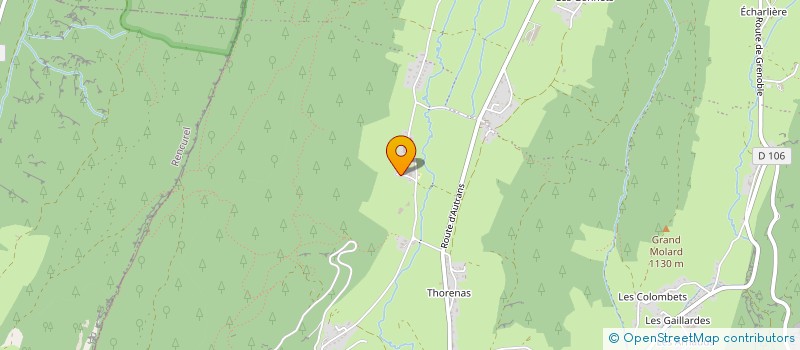 localisation de l'entreprise MONSIEUR MARC DESCOURNUT  AUTRANS-MEAUDRE EN VERCORS