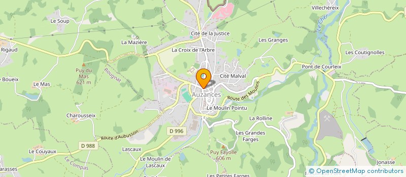localisation de l'entreprise MONSIEUR MARC DESFONTAINE à AUZANCES