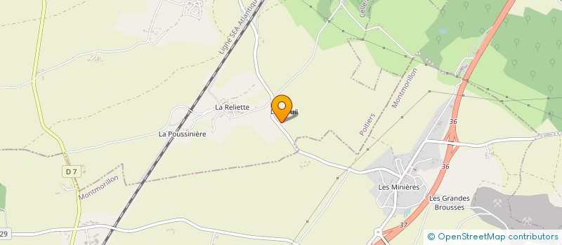 localisation de l'entreprise MONSIEUR MARC DESHAYES  LUSIGNAN