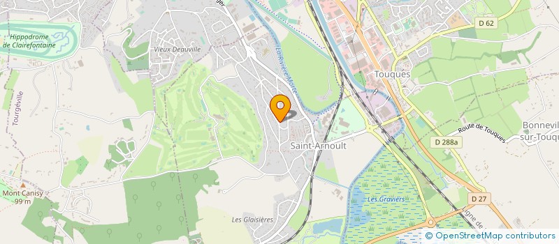 localisation de l'entreprise MONSIEUR MARC DESHAYES  TOUQUES