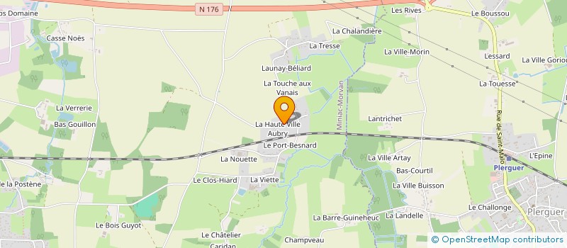 localisation de l'entreprise MONSIEUR MARC DESHAYES  MINIAC-MORVAN