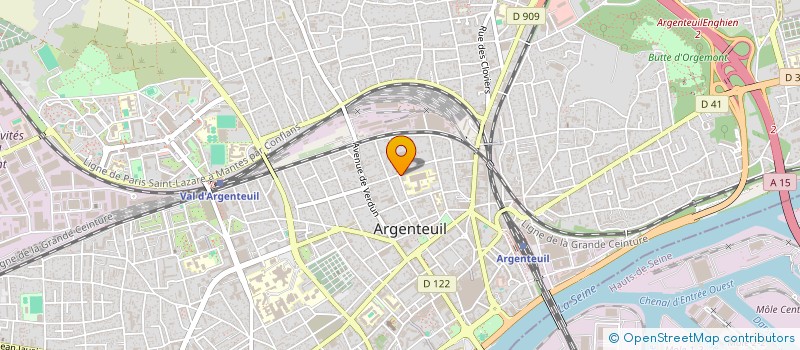 localisation de l'entreprise MONSIEUR MARC DESLANDES  ARGENTEUIL