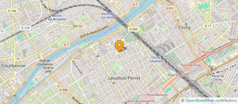 localisation de l'entreprise MONSIEUR MARC DESPREZ à LEVALLOIS-PERRET