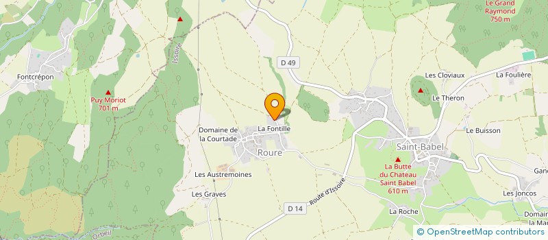 localisation de l'entreprise MONSIEUR MARC DESSAIGNE  SOLIGNAT