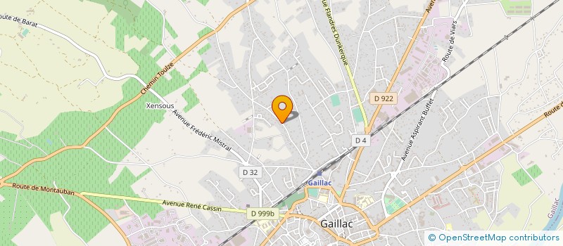 localisation de l'entreprise MONSIEUR MARC DESTORS  GAILLAC