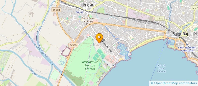 localisation de l'entreprise MONSIEUR MARC DESVILLIERS à FREJUS
