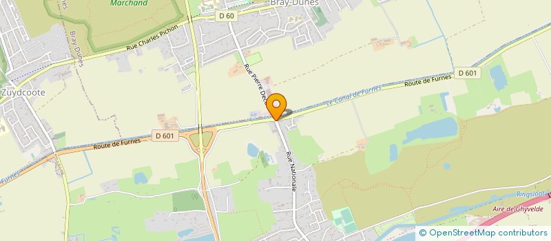 localisation de l'entreprise MONSIEUR MARC DESWARTE  GHYVELDE