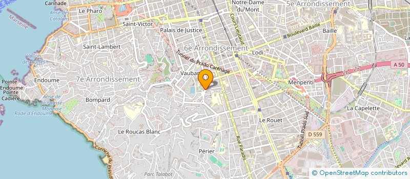 localisation de l'entreprise MONSIEUR MARC DEVAUX  MARSEILLE