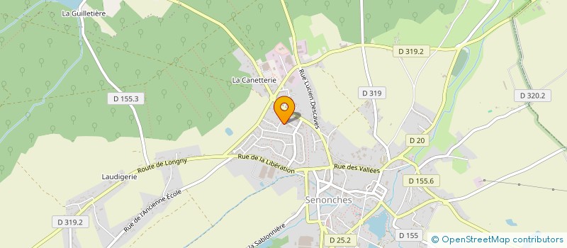 localisation de l'entreprise MONSIEUR MARC DEVILLIERS à SENONCHES