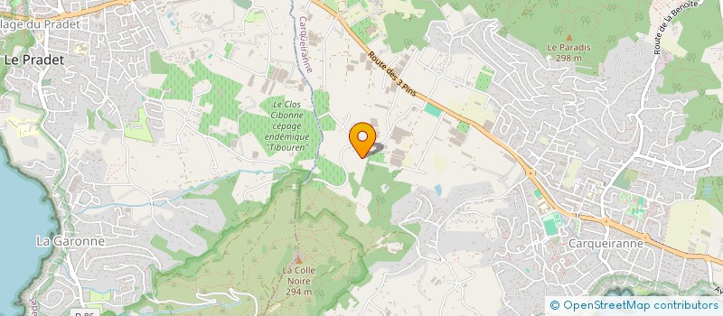 localisation de l'entreprise MONSIEUR MARC DEVILLIERS  CARQUEIRANNE