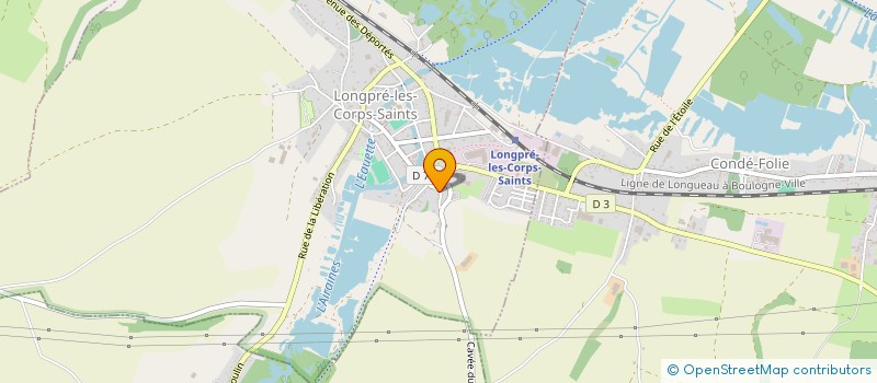 localisation de l'entreprise MONSIEUR MARC DEVISSE  LONGPRE-LES-CORPS-SAINTS