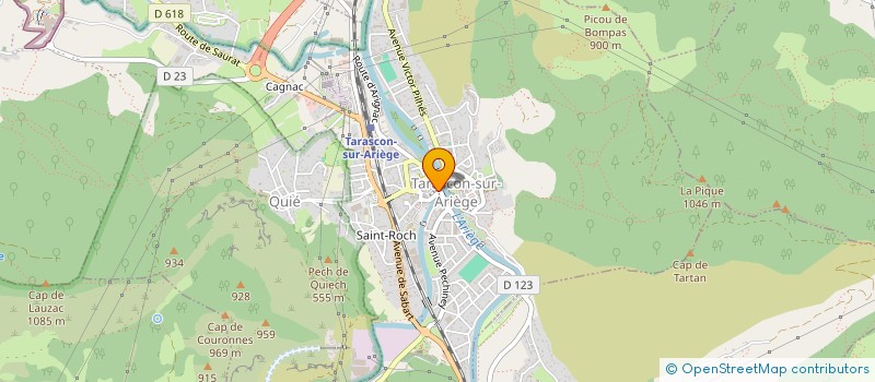localisation de l'entreprise MONSIEUR MARC DEYRIES à TARASCON-SUR-ARIEGE