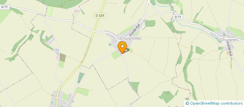 localisation de l'entreprise MONSIEUR MARC DHENIN  PROYART