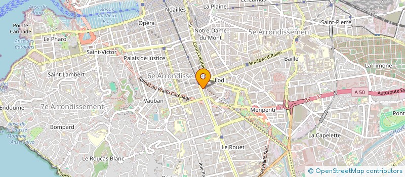 localisation de l'entreprise MONSIEUR MARC DI CROCCO  MARSEILLE