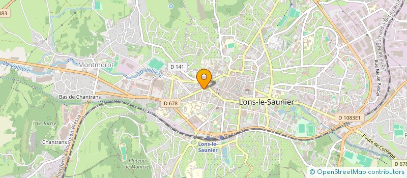 localisation de l'entreprise MONSIEUR MARC DI LORENZO à LONS-LE-SAUNIER