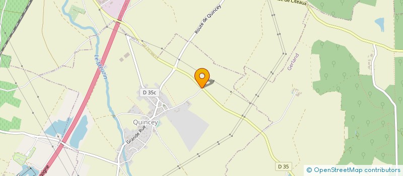 localisation de l'entreprise MONSIEUR MARC DI VITA  QUINCEY