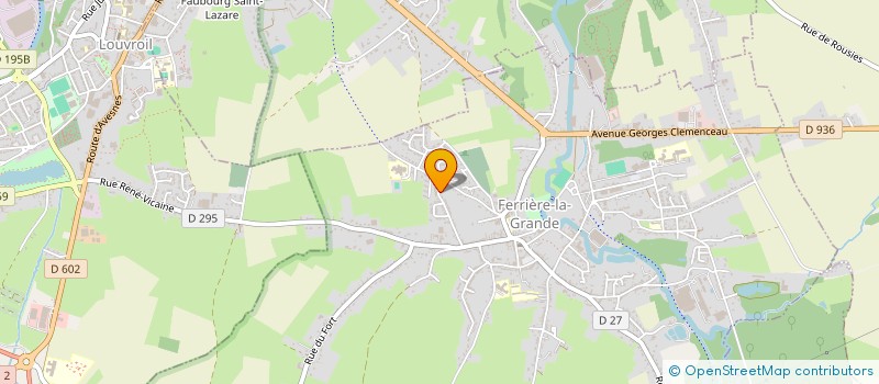 localisation de l'entreprise MONSIEUR MARC DIERS  FERRIERE-LA-GRANDE