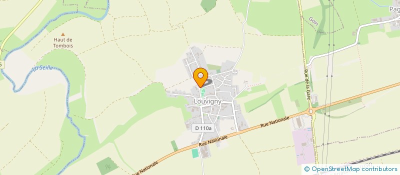 localisation de l'entreprise MONSIEUR MARC DIGIUSEPPE  LOUVIGNY