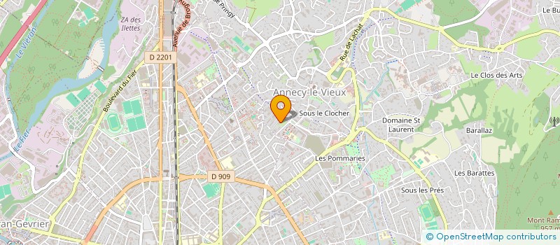 localisation de l'entreprise MONSIEUR MARC DIJON-LOUVEL à ANNECY