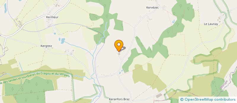 localisation de l'entreprise MONSIEUR MARC DILASSER  PLOUGONVEN