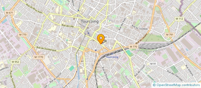 localisation de l'entreprise MONSIEUR MARC DILLIES à TOURCOING