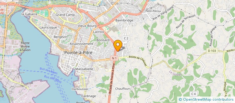 localisation de l'entreprise MONSIEUR MARC DIXIT à LES ABYMES