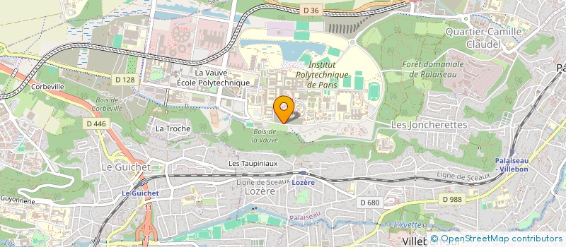 localisation de l'entreprise MONSIEUR MARC DJIALA NGNITEDEM à PALAISEAU