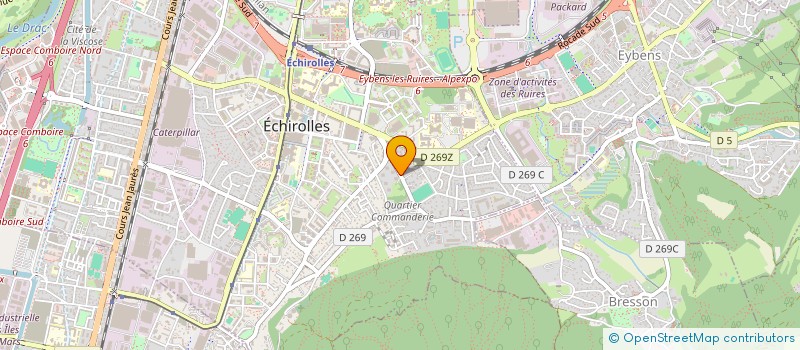 localisation de l'entreprise MONSIEUR MARC DOMON  ECHIROLLES