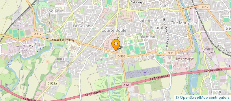 localisation de l'entreprise MONSIEUR MARC DOMPNIER  TARBES