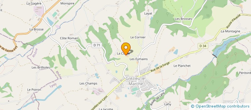 localisation de l'entreprise MONSIEUR MARC DORIER à MONTROMANT