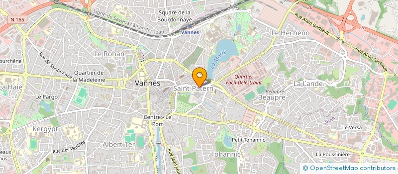 localisation de l'entreprise MONSIEUR MARC DORIZZI à VANNES