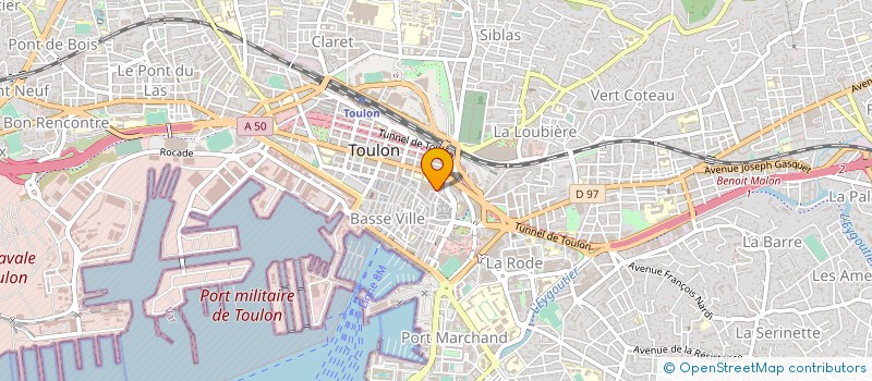 localisation de l'entreprise MONSIEUR MARC DORRWATCHER  TOULON