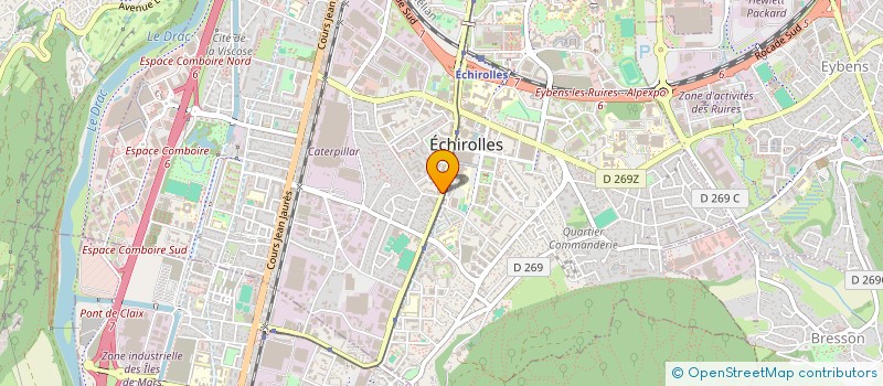 localisation de l'entreprise MONSIEUR MARC DOUBINSKY  ECHIROLLES