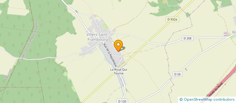 localisation de l'entreprise MONSIEUR MARC DOUCET  VILLERS-SAINT-FRAMBOURG-OGNON