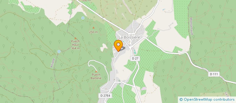 localisation de l'entreprise MONSIEUR MARC DOUTRIAUX  LA BOISSIERE