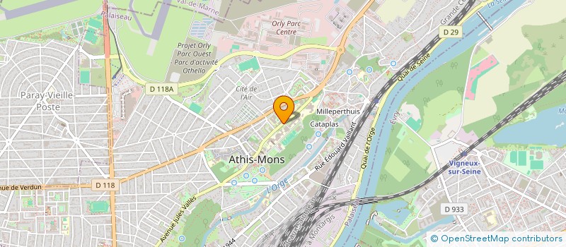 localisation de l'entreprise MONSIEUR MARC DRILLON à ATHIS-MONS