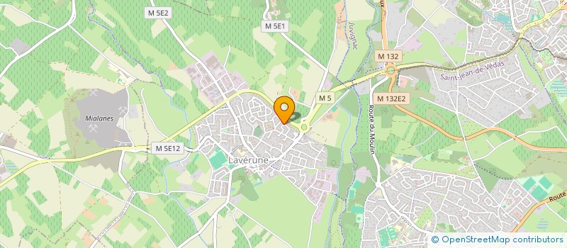 localisation de l'entreprise MONSIEUR MARC DRUDIS RIUS  LAVERUNE