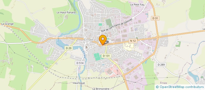 localisation de l'entreprise MONSIEUR MARC DU  ERNEE