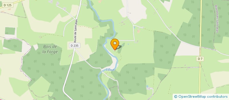 localisation de l'entreprise MONSIEUR MARC DU PLESSIS D'ARGENTRE  SAINTE-SUZANNE-ET-CHAMMES