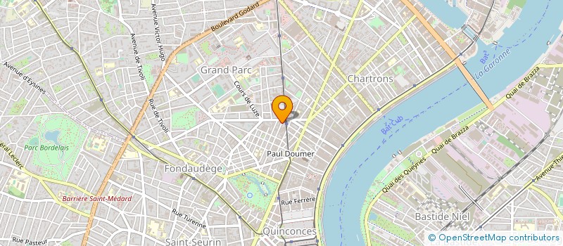 localisation de l'entreprise MONSIEUR MARC DUBEDOUT à BORDEAUX