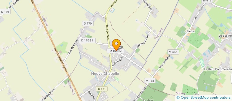localisation de l'entreprise MONSIEUR MARC DUBOIS  NEUVE-CHAPELLE