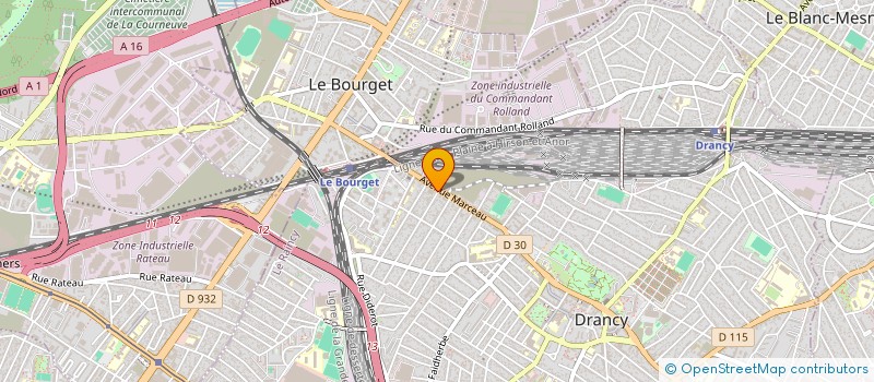 localisation de l'entreprise MONSIEUR MARC DUBOIS à DRANCY
