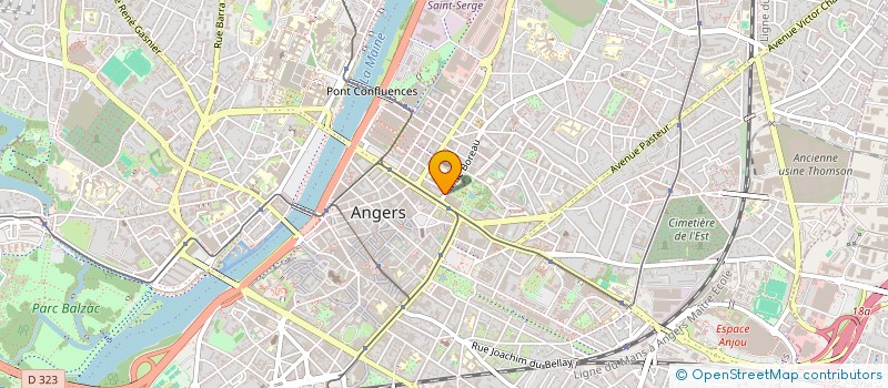 localisation de l'entreprise MONSIEUR MARC DUBOS à ANGERS