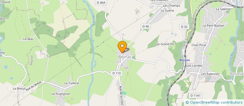 localisation de l'entreprise MONSIEUR MARC DUBREUILH à BEYNAC