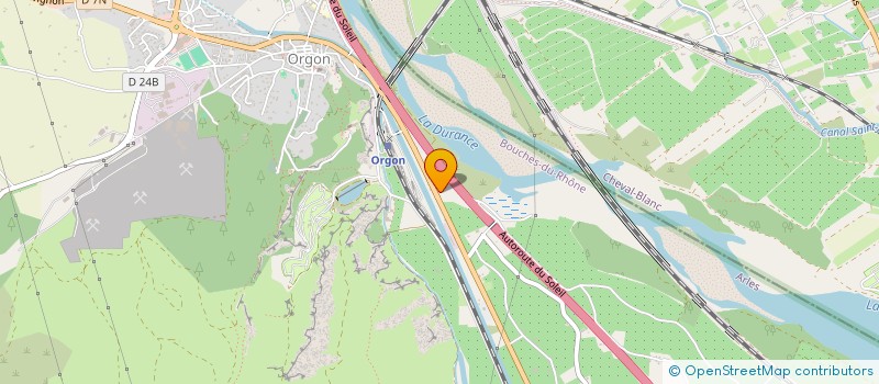 localisation de l'entreprise MONSIEUR MARC DUCLOS  ORGON