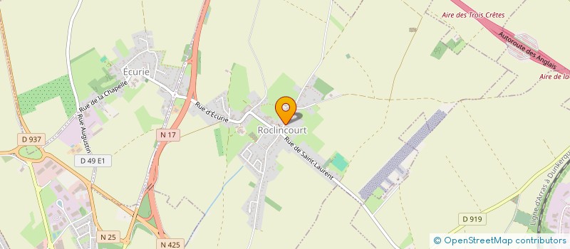 localisation de l'entreprise MONSIEUR MARC DUEZ  ROCLINCOURT